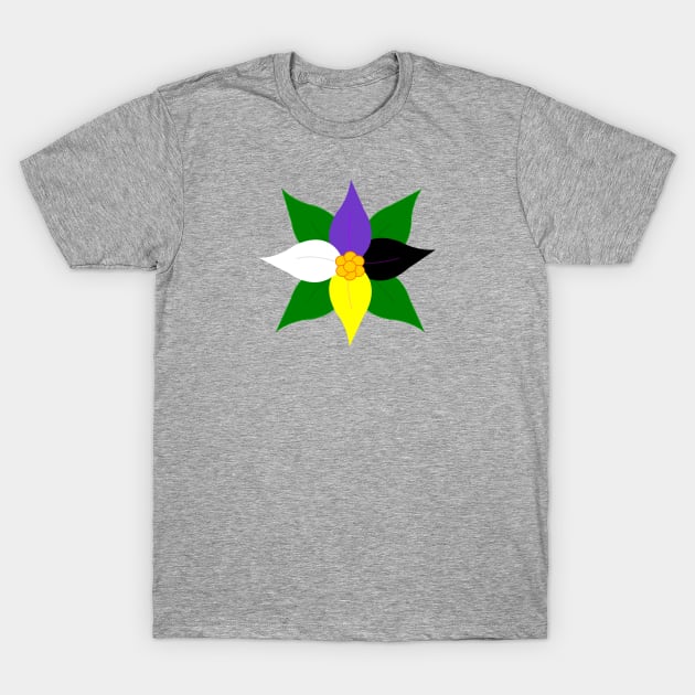 Pride Poinsettia T-Shirt by traditionation